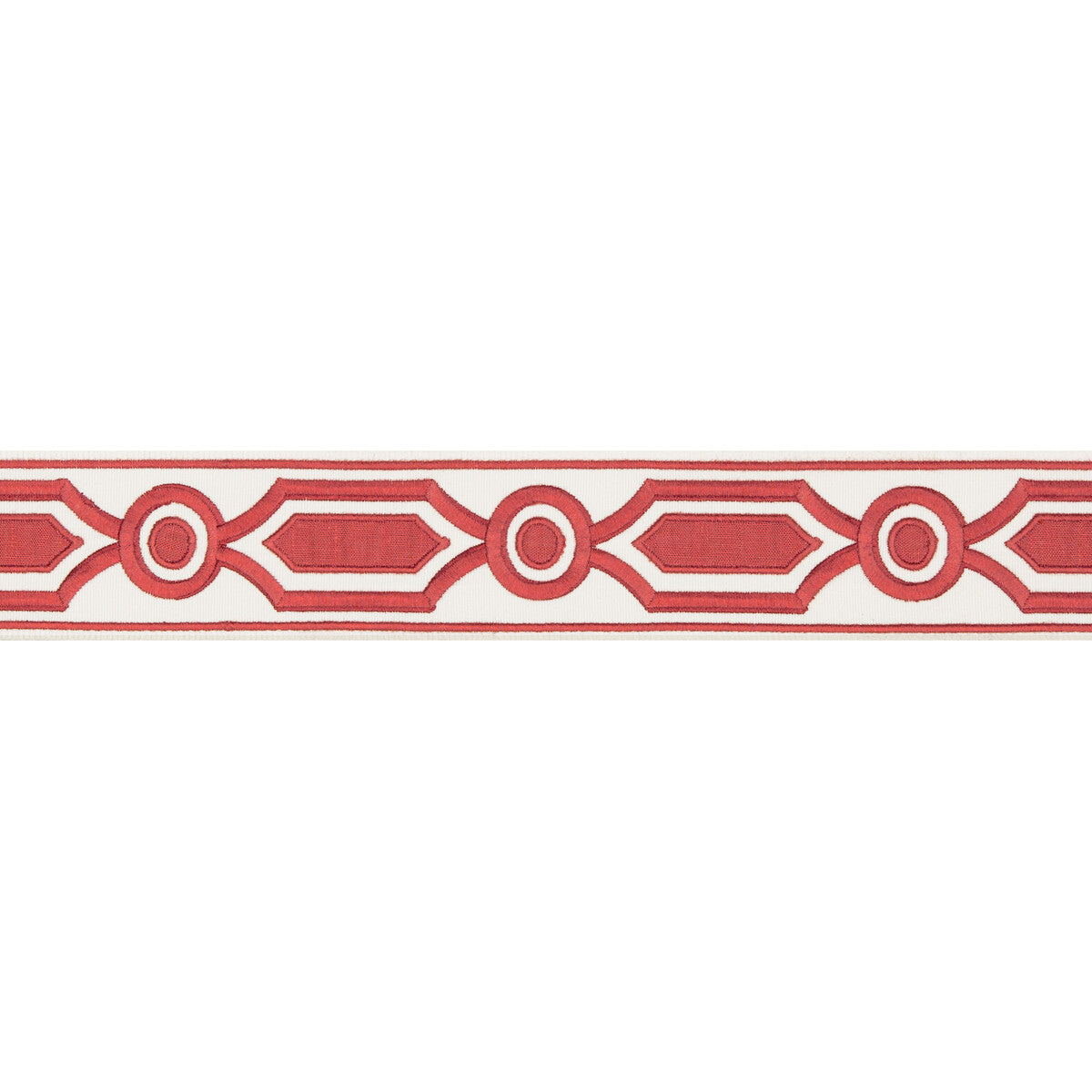 BRUNSCHWIG & FILS T8019105.19.0 GANDEN TAPE RED TRIM - Eade's Wallpaper