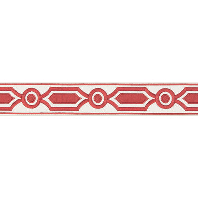 BRUNSCHWIG & FILS T8019105.19.0 GANDEN TAPE RED TRIM - Eade's Wallpaper