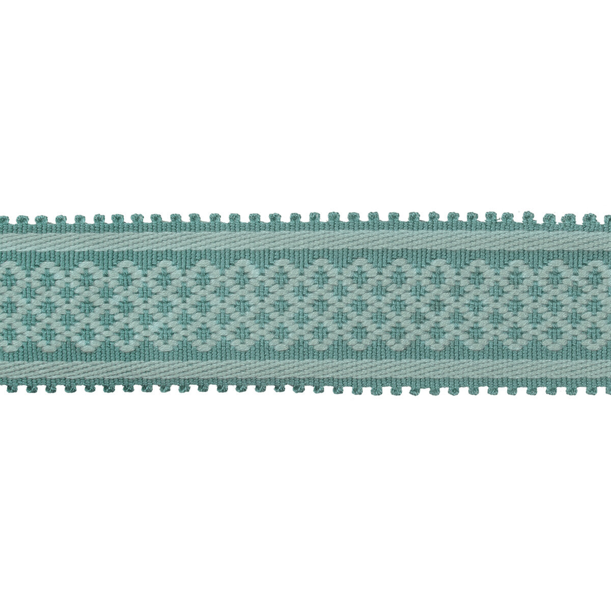 BRUNSCHWIG & FILS T8020102.35.0 BASTILLE BRAID TEAL TRIM - Eade's Wallpaper
