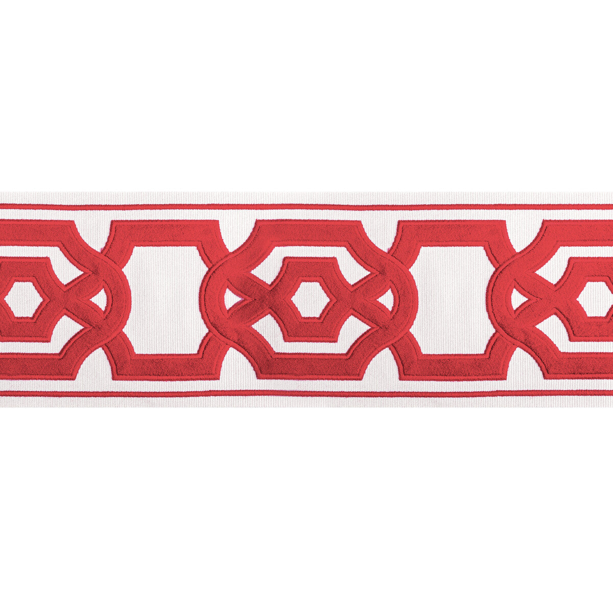 BRUNSCHWIG & FILS T8022102.19.0 CERISE TAPE RED TRIM - Eade's Wallpaper