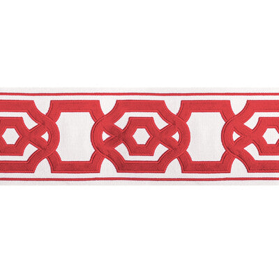 BRUNSCHWIG & FILS T8022102.19.0 CERISE TAPE RED TRIM - Eade's Wallpaper