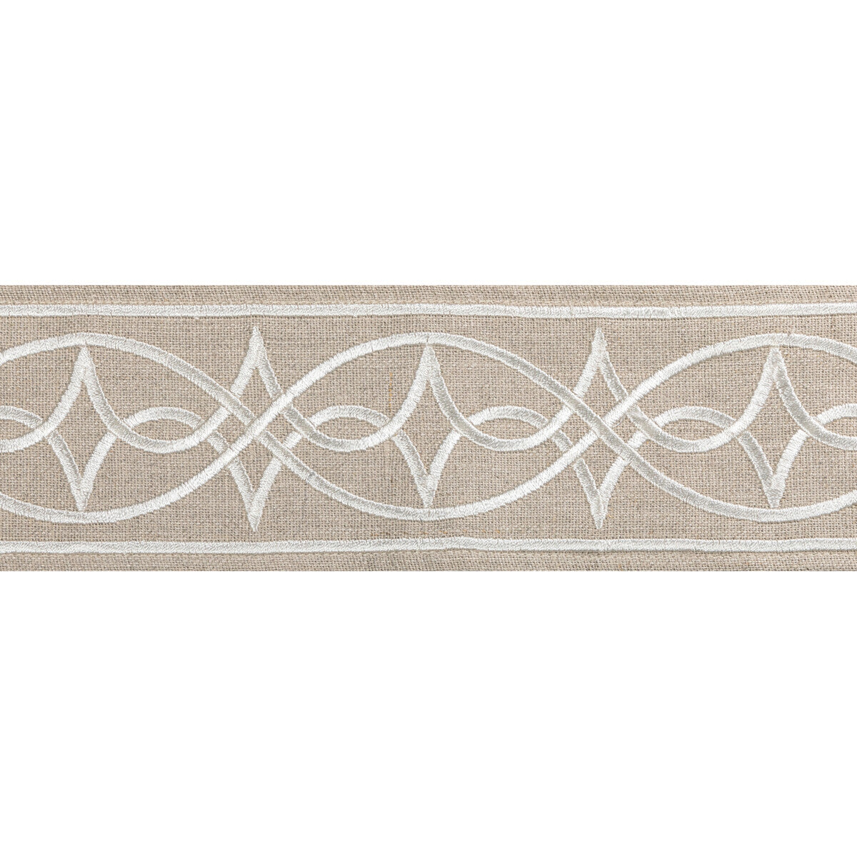 BRUNSCHWIG & FILS T8022104.11.0 ANAELLE TAPE PUMICE TRIM - Eade's Wallpaper