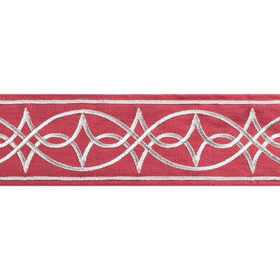 BRUNSCHWIG & FILS T8022104.19.0 ANAELLE TAPE RED TRIM - Eade's Wallpaper