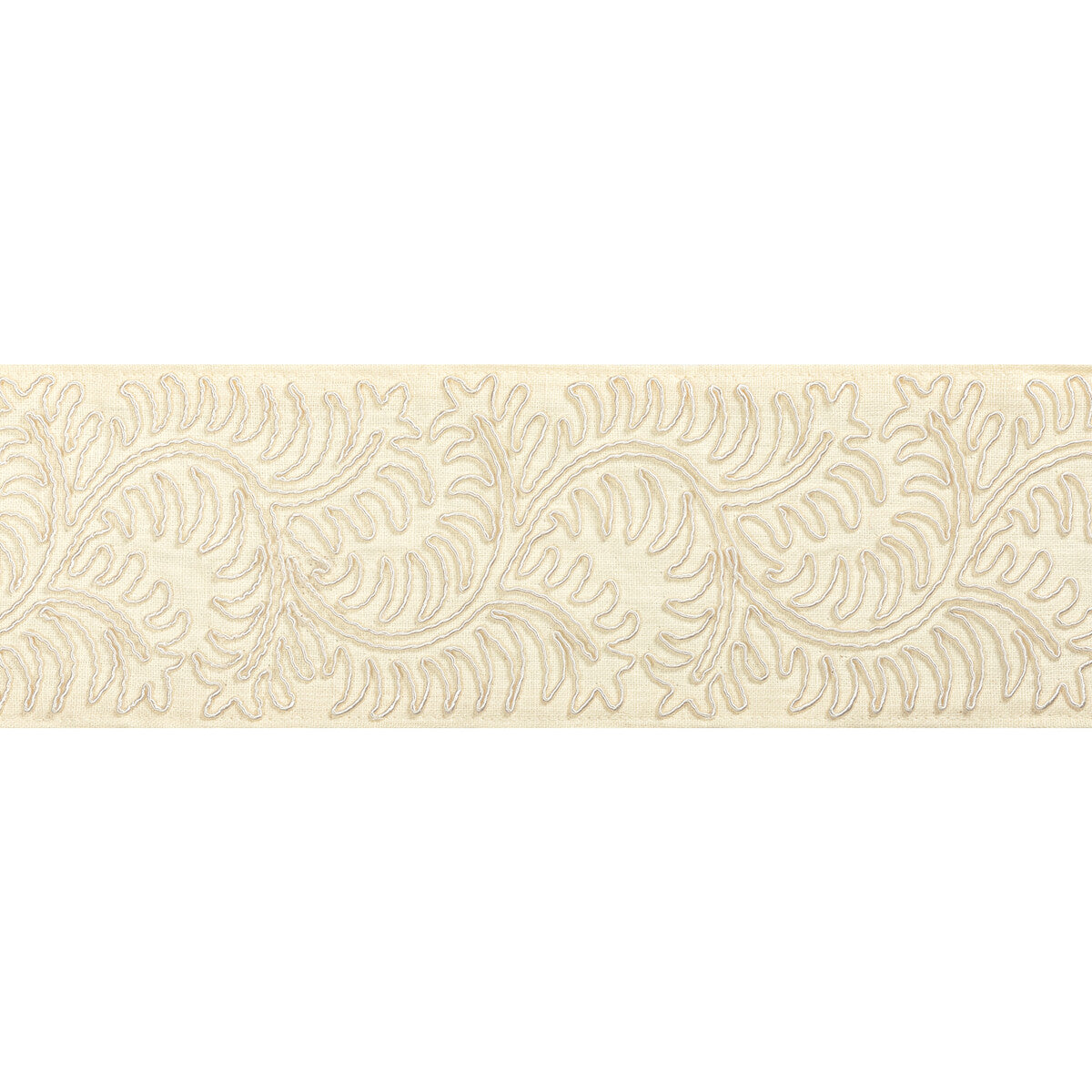 BRUNSCHWIG & FILS T8022105.1.0 SIRINE TAPE IVORY TRIM - Eade's Wallpaper