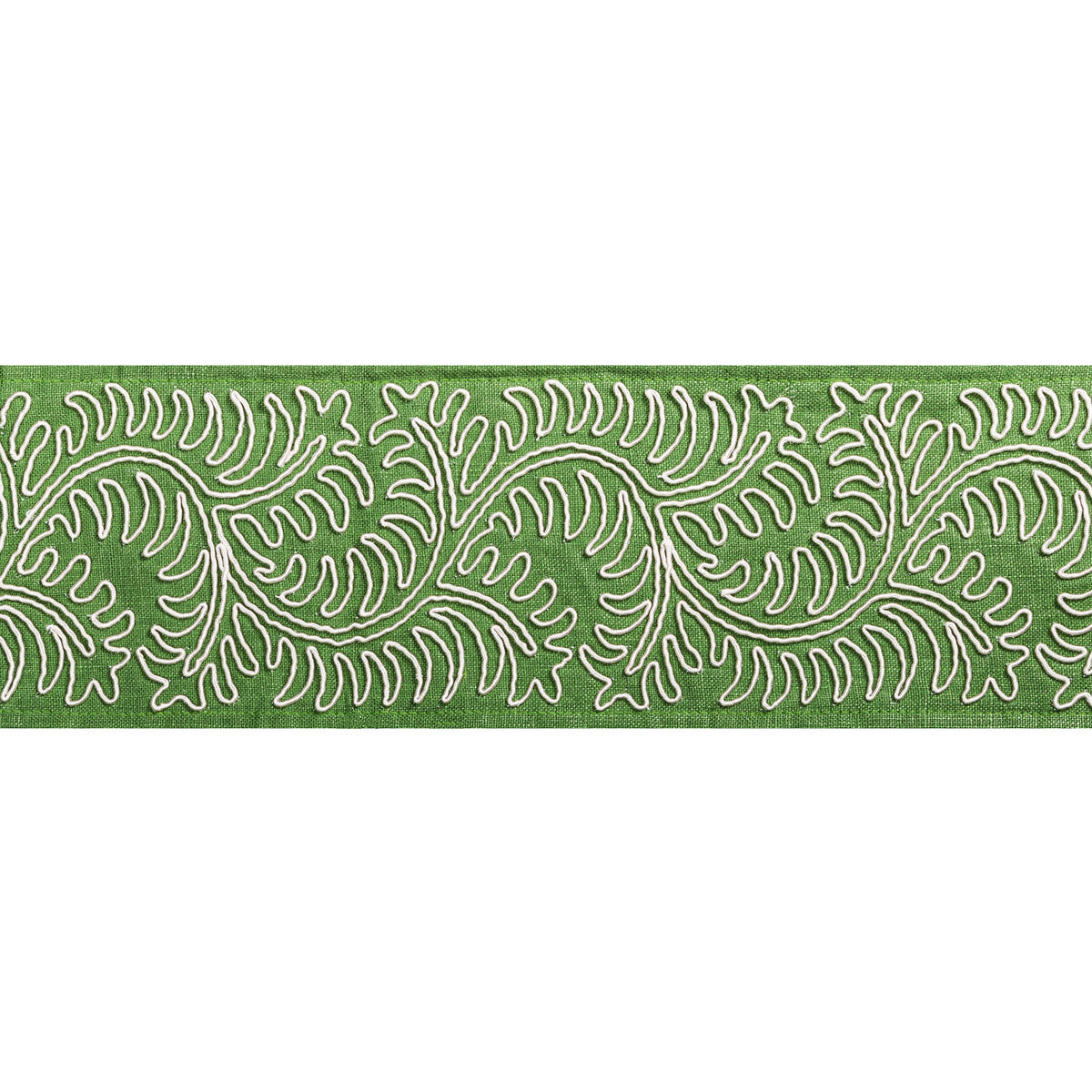 BRUNSCHWIG & FILS T8022105.3.0 SIRINE TAPE LEAF TRIM - Eade's Wallpaper
