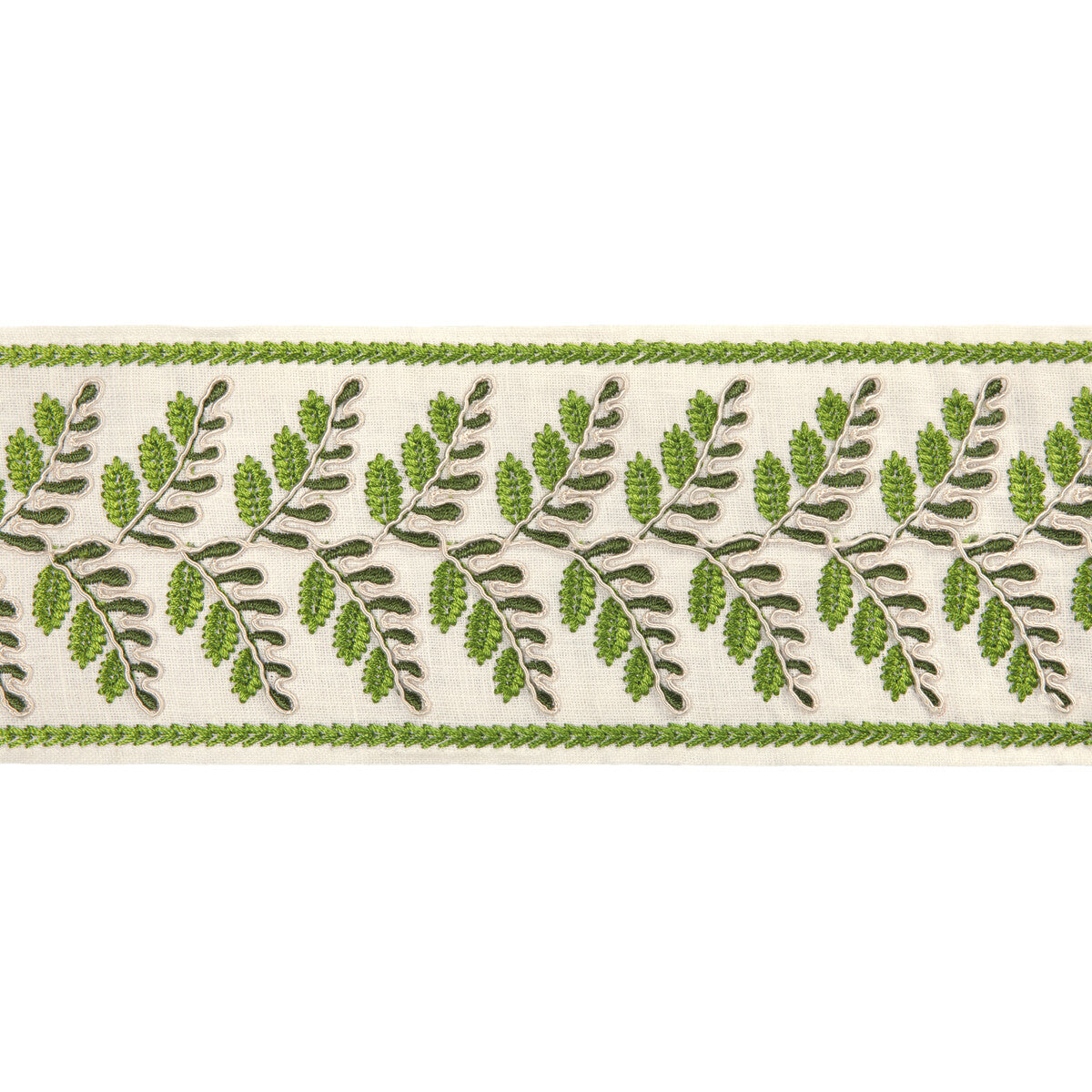 BRUNSCHWIG & FILS T8024100.3.0 FOUGERE BORDER LEAF TRIM - Eade's Wallpaper