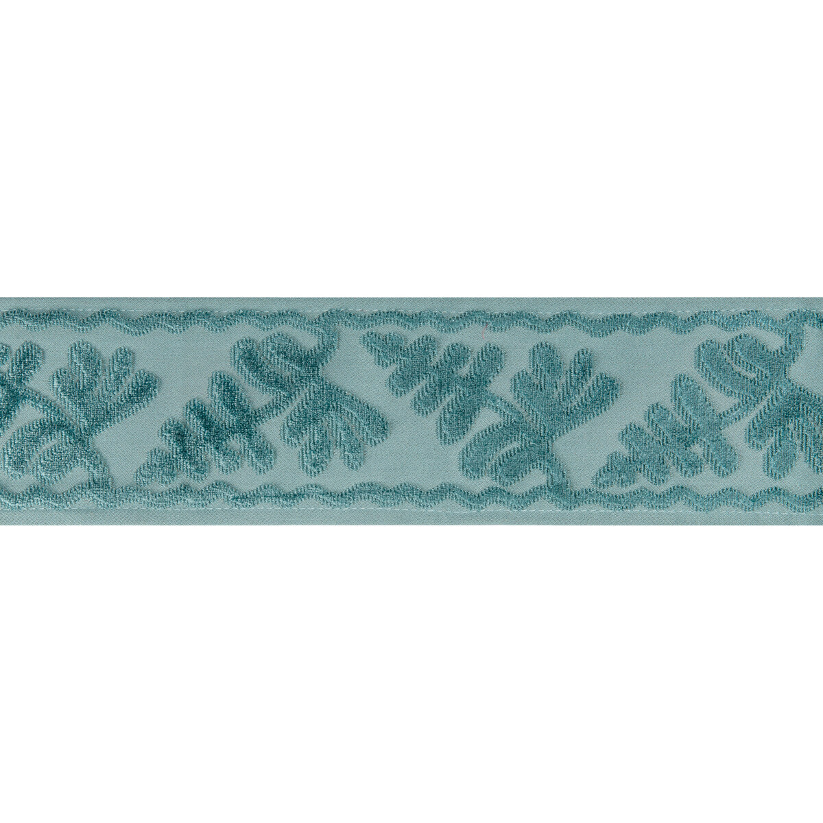 BRUNSCHWIG & FILS T8024101.13.0 CASSIS TAPE AQUA TRIM - Eade's Wallpaper