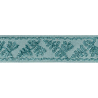 BRUNSCHWIG & FILS T8024101.13.0 CASSIS TAPE AQUA TRIM - Eade's Wallpaper