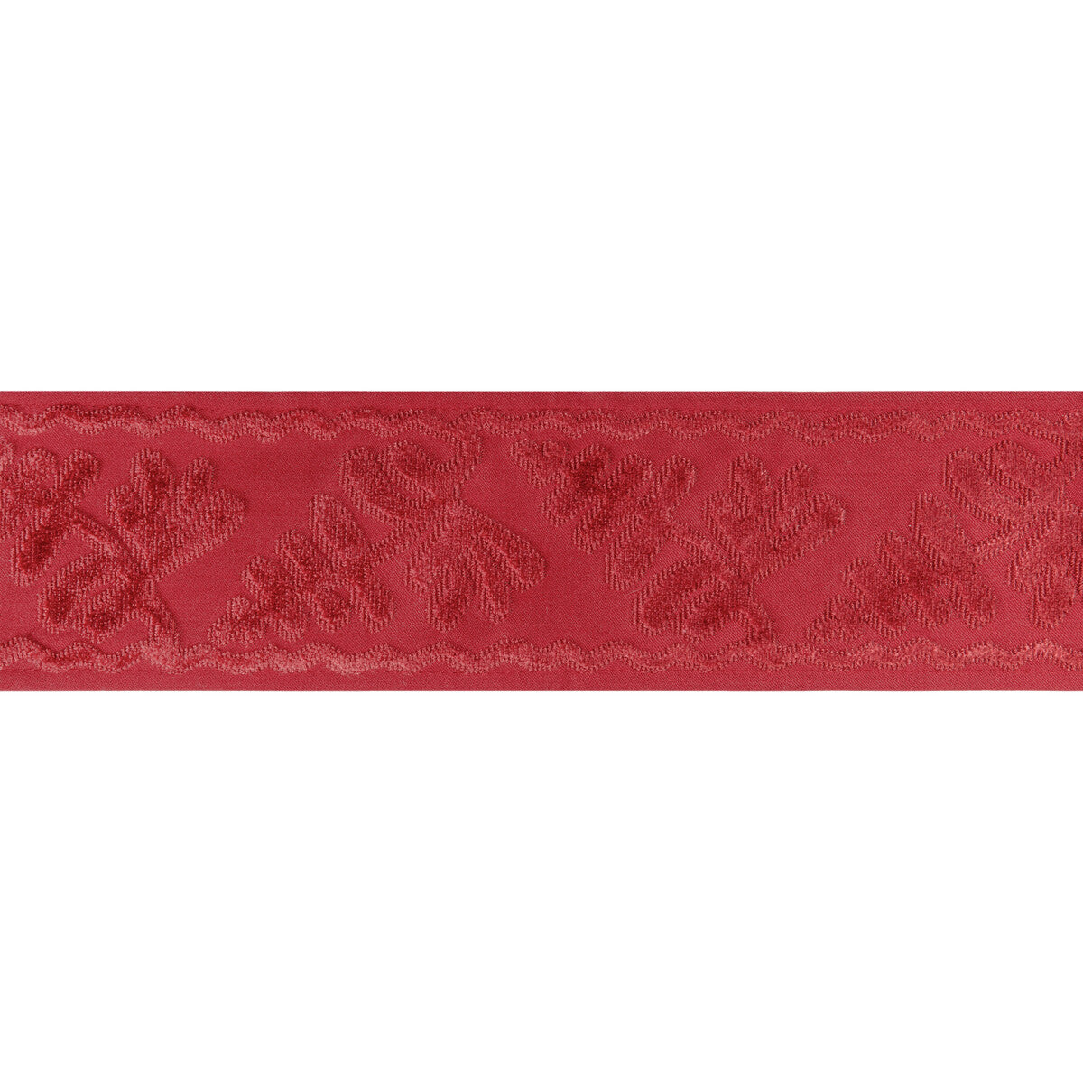 BRUNSCHWIG & FILS T8024101.19.0 CASSIS TAPE RED TRIM - Eade's Wallpaper