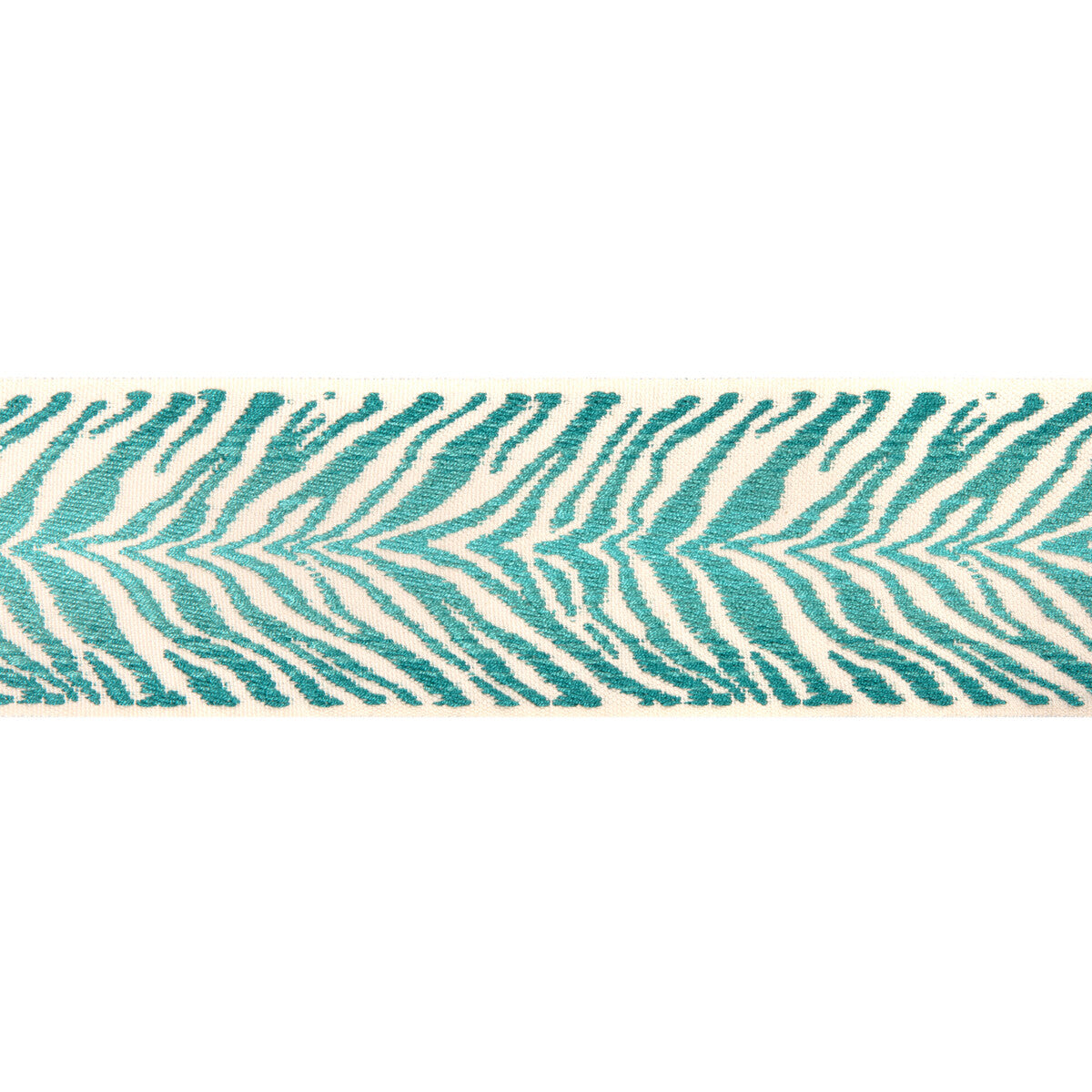 BRUNSCHWIG & FILS T8024104.13.0 TIGRE TAPE AQUA TRIM - Eade's Wallpaper