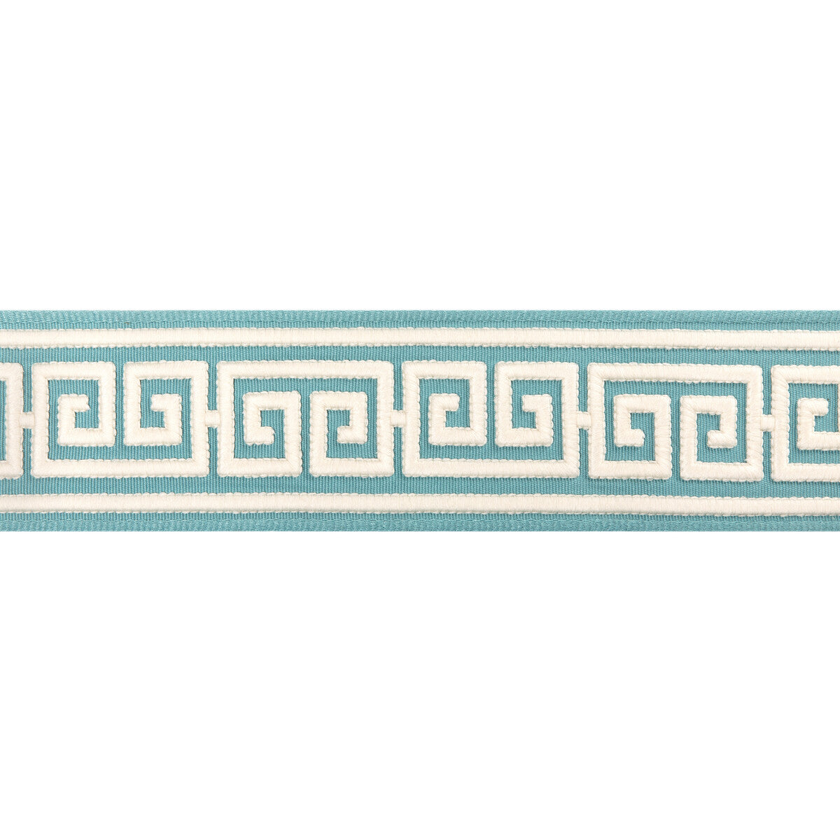 BRUNSCHWIG & FILS T8024106.13.0 PAROS TAPE AQUA TRIM - Eade's Wallpaper
