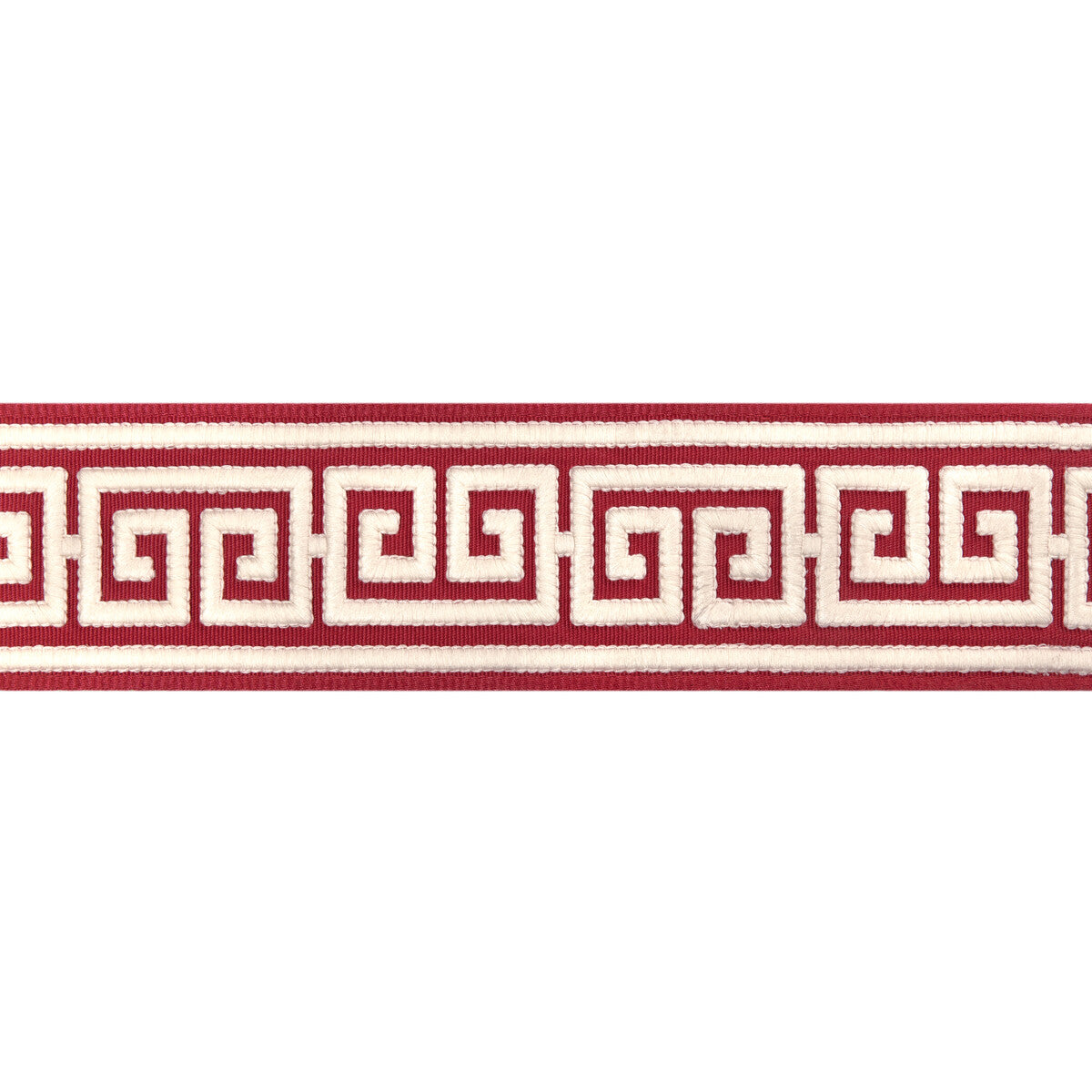 BRUNSCHWIG & FILS T8024106.19.0 PAROS TAPE RED TRIM - Eade's Wallpaper