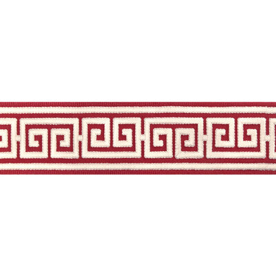 BRUNSCHWIG & FILS T8024106.19.0 PAROS TAPE RED TRIM - Eade's Wallpaper