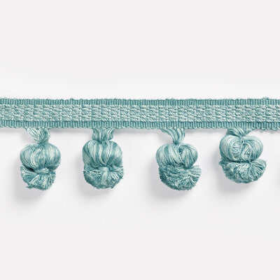 BRUNSCHWIG & FILS MONTCEL POM FRINGE T8025105.13.0 in AQUA F