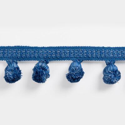 BRUNSCHWIG & FILS MONTCEL POM FRINGE T8025105.5.0 in BLUE Fa