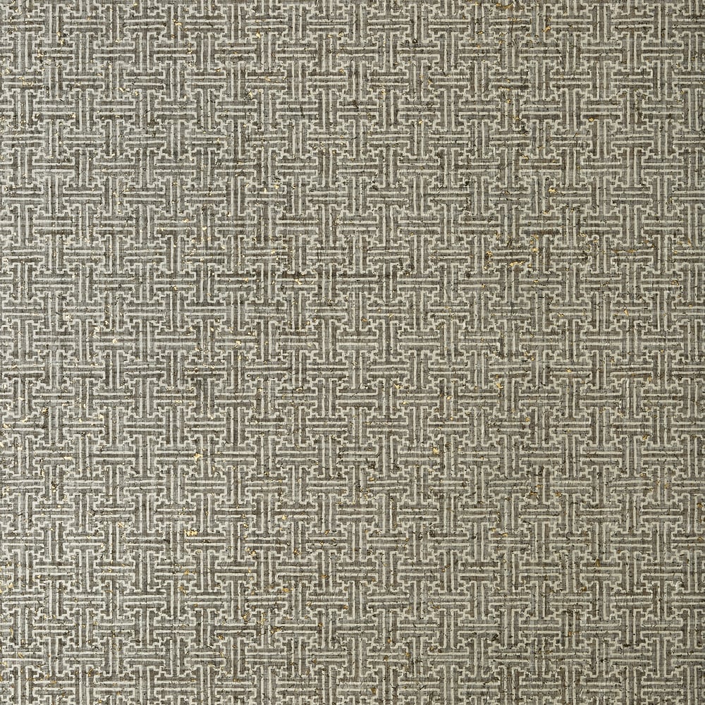 Thibaut T83000 TAZA CORK Charcoal Wallpaper