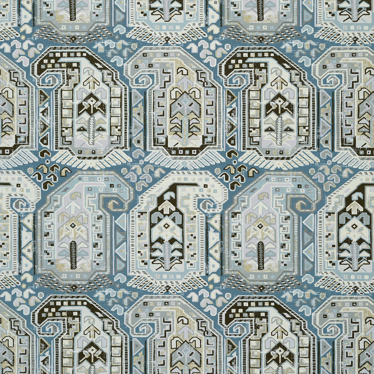 Thibaut T85023 GLENIFFER Aqua Wallpaper