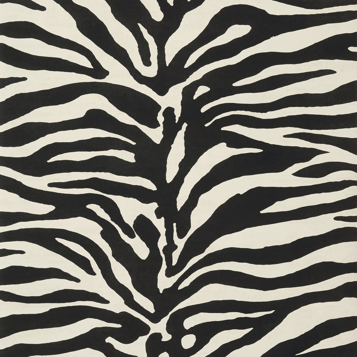 Thibaut T85028 SERENGETI Black and White Wallpaper