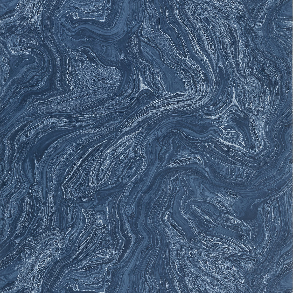 Thibaut T85073 VENUS Navy Wallpaper