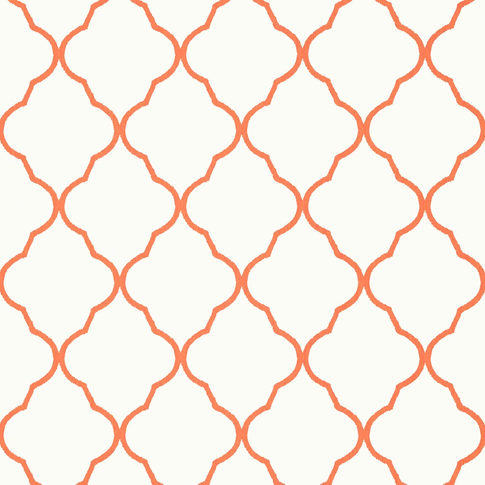 Thibaut T88763 ISLAND Coral Wallpaper