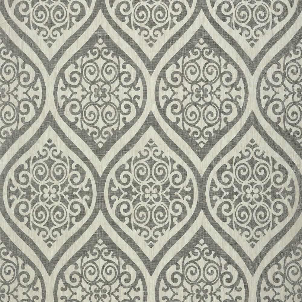 Thibaut T89149 TANGIERS Black on Off White Wallpaper
