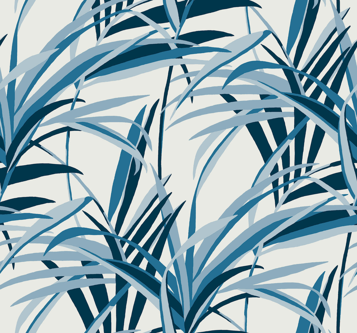 York TC2602 Tropical Paradise Blue & White Wallpaper