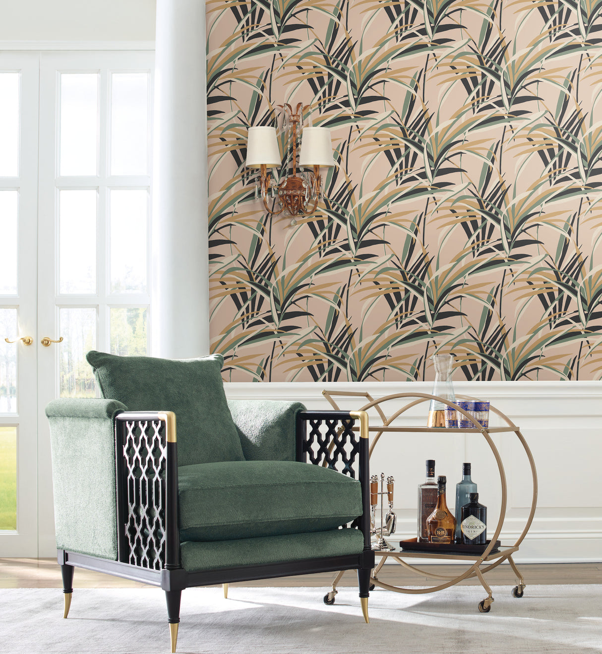 York TC2608 Tropical Paradise Blush Wallpaper