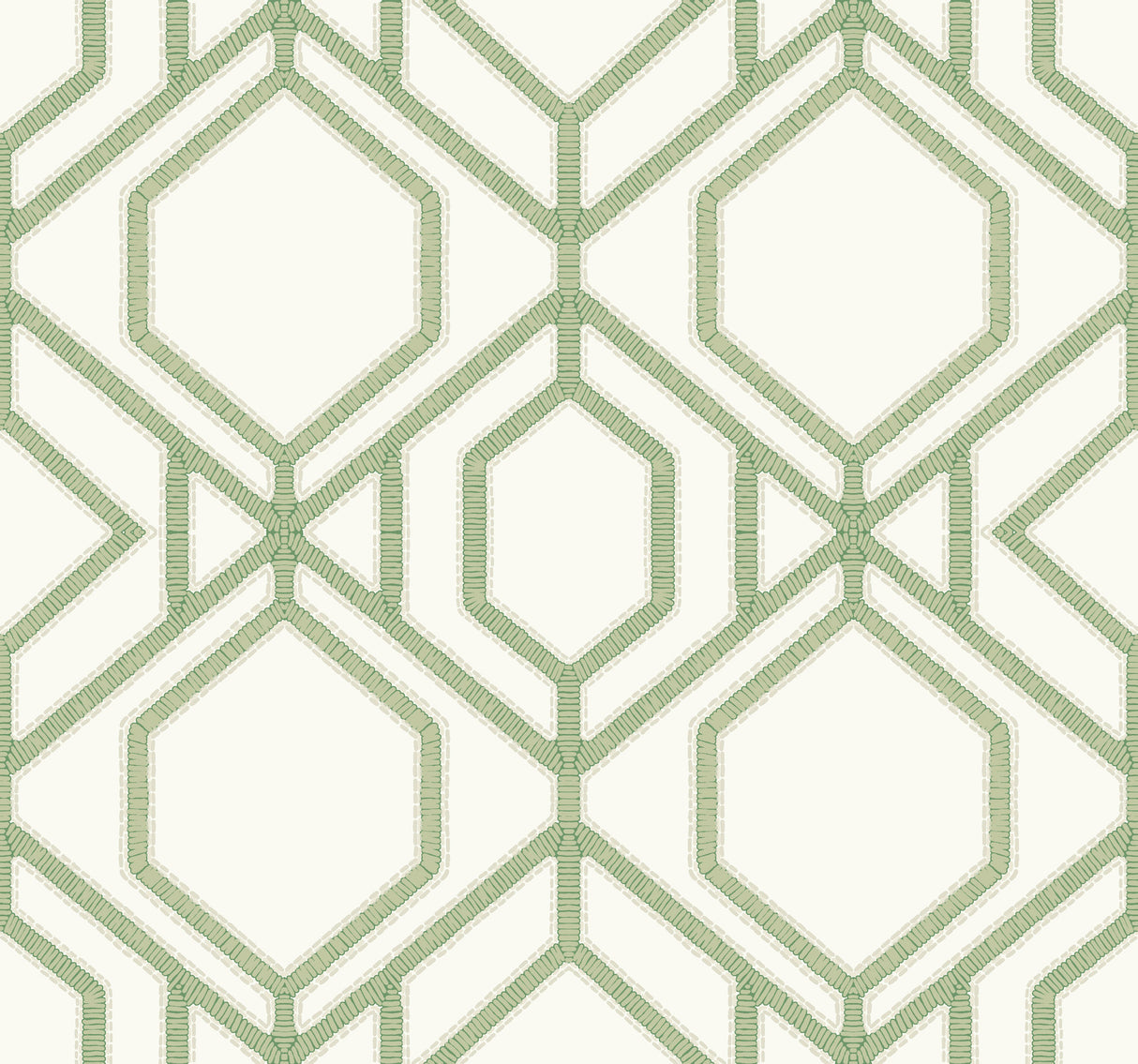 York TC2631 Sawgrass Trellis Green Wallpaper