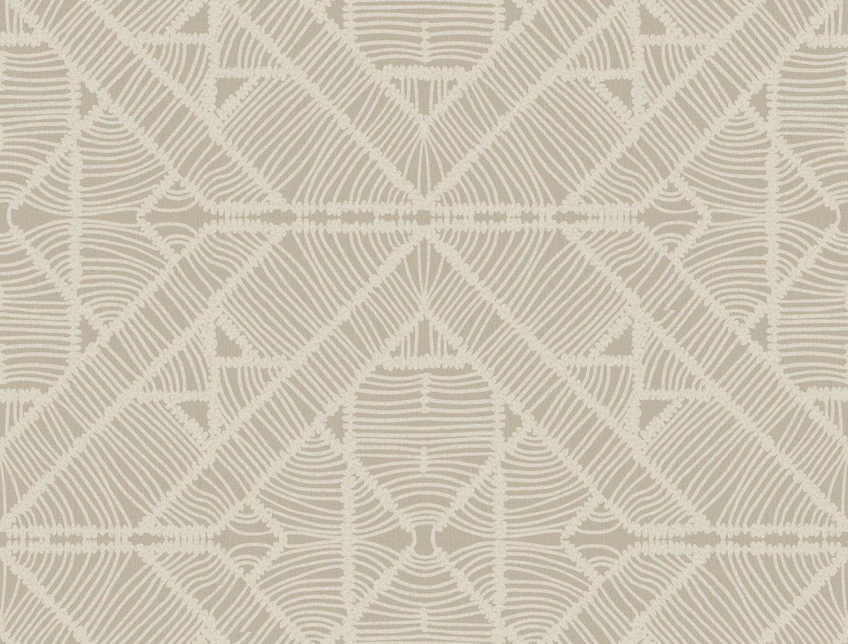 York TC2703 Diamond Macrame Taupe Wallpaper