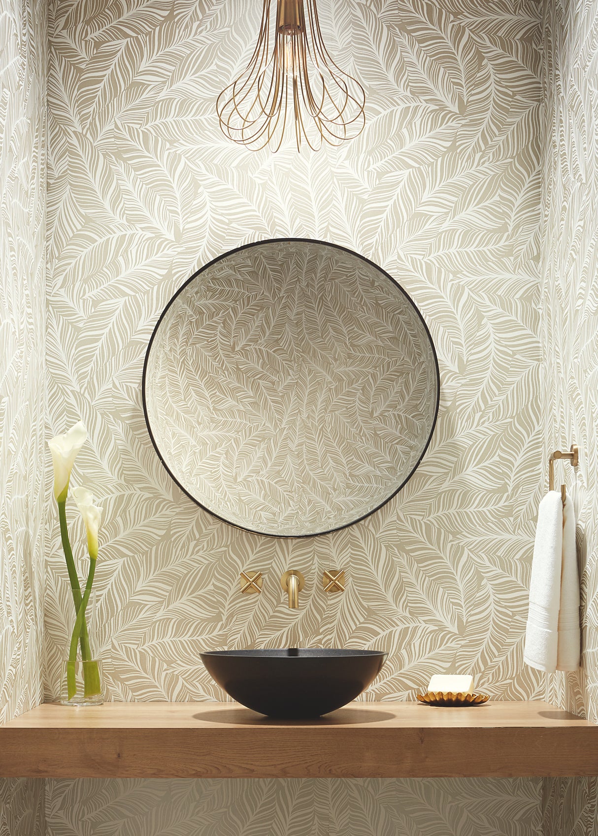 York TC2711 Rainforest Canopy Cream Wallpaper