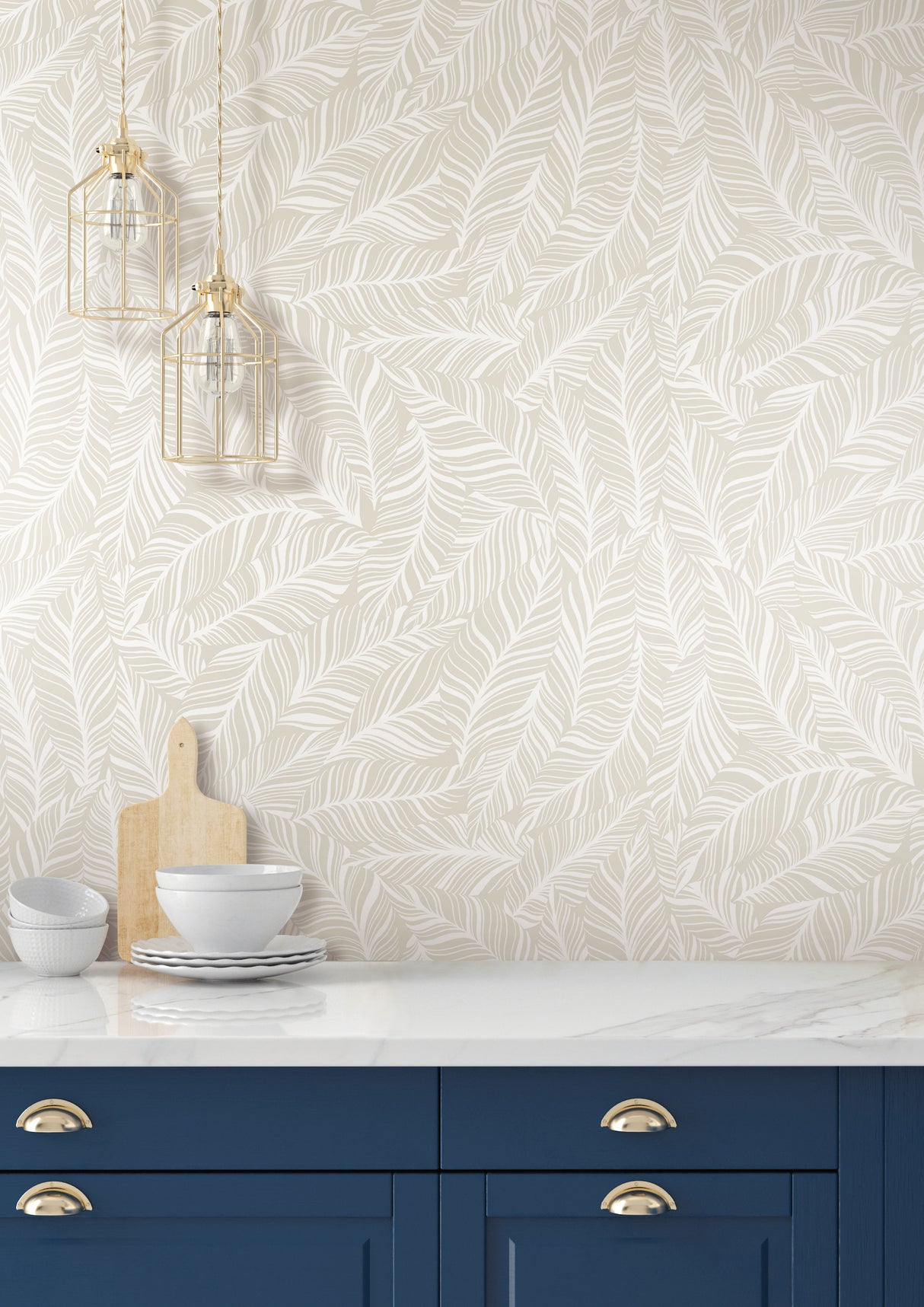 York TC2714 Rainforest Canopy Pearl Wallpaper