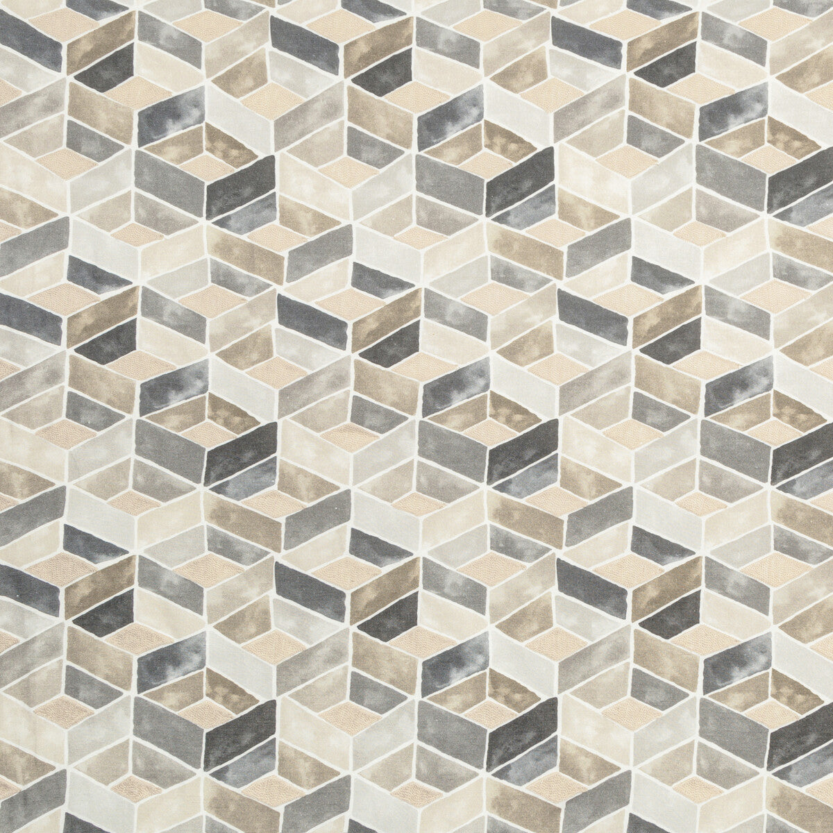 KRAVET COUTURE TESSERAE.11.0 TESSERAE PEWTER Fabric - Eade's Wallpaper