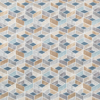 KRAVET COUTURE TESSERAE.511.0 TESSERAE CHAMBRAY Fabric - Eade's Wallpaper
