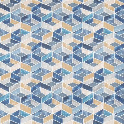 KRAVET COUTURE TESSERAE.516.0 TESSERAE OCEAN Fabric - Eade's Wallpaper