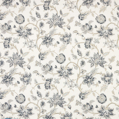 KRAVET BASICS TIRU VINE.1621.0 TIRU VINE CHARCOAL Fabric - Eade's Wallpaper
