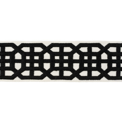 LEE JOFA TL10136.8.0 AVIGNON TAPE BLACK TRIM - Eade's Wallpaper