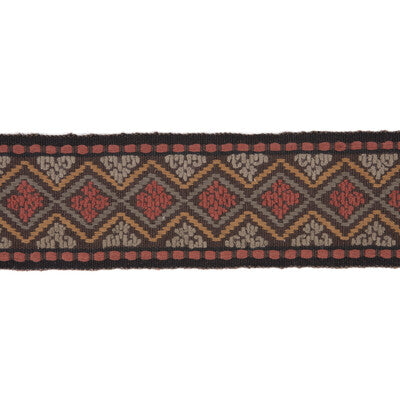 LEE JOFA TL10168.968.0 ERTA ALE TAPE ROUGE/COCOA TRIM - Eade's Wallpaper