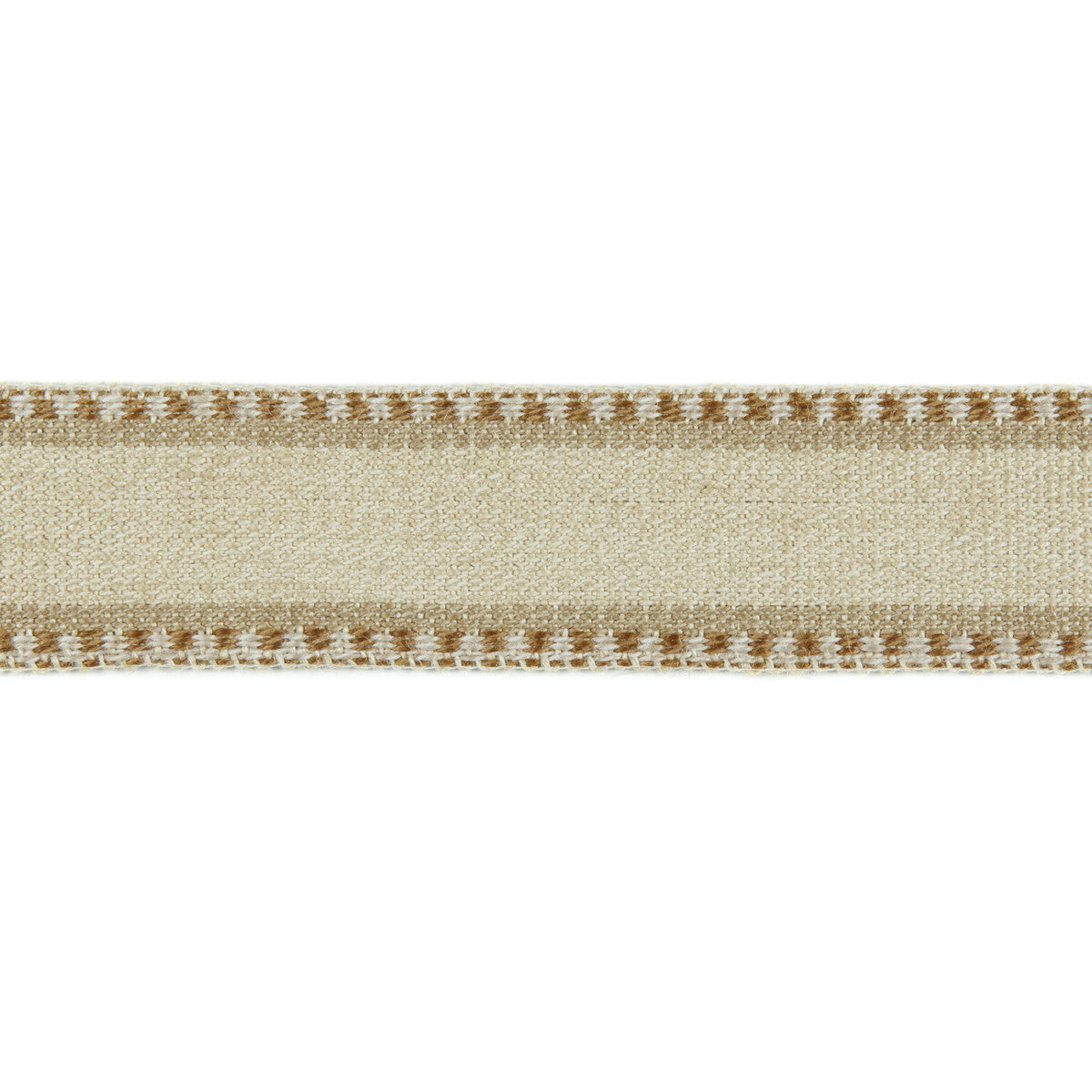 LEE JOFA TL10169.166.0 DANAKIL TAPE BEIGE/CAMEL TRIM - Eade's Wallpaper