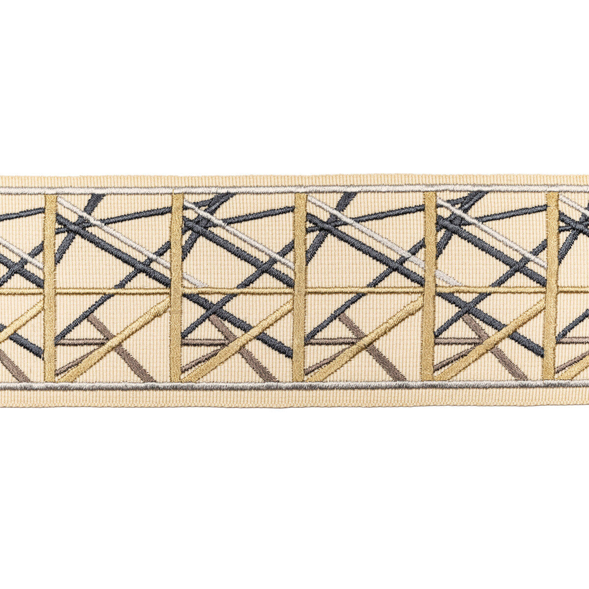 LEE JOFA MODERN TL10176.511.0 SIMPATICO TAPE BLACKENED TRIM - Eade's Wallpaper