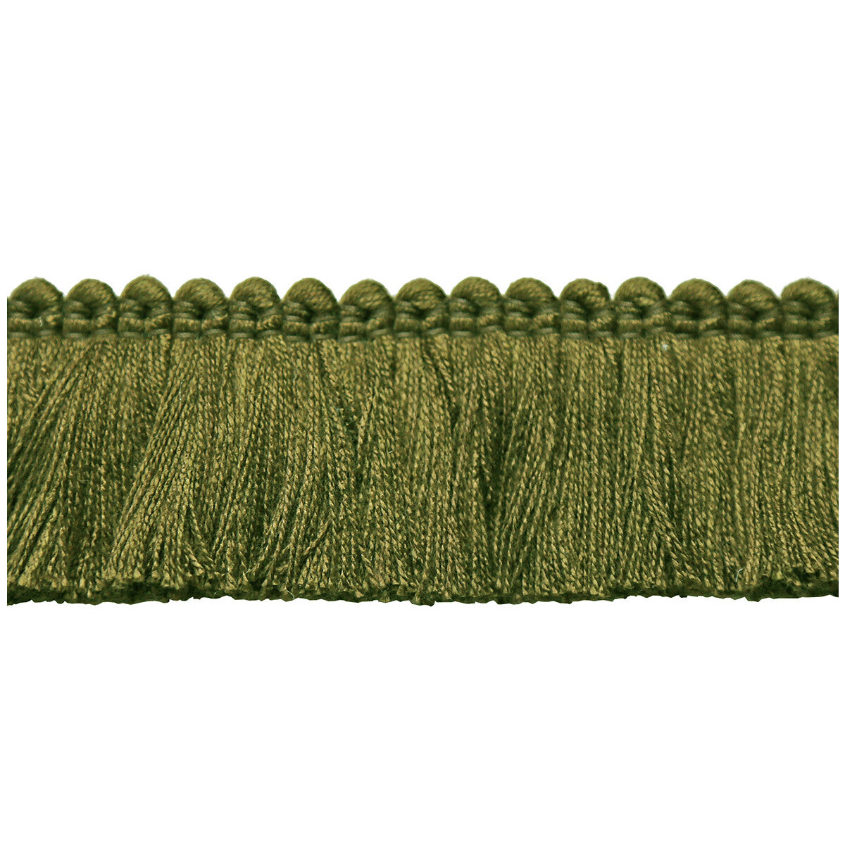 LEE JOFA TL10183.30.0 CUT RUCH OLIVE GREEN TRIM - Eade's Wallpaper