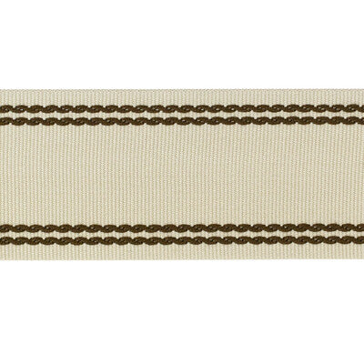 LEE JOFA TL10189.166.0 BRAID W/TRAMLINES FLAX & BRONZ TRIM - Eade's Wallpaper