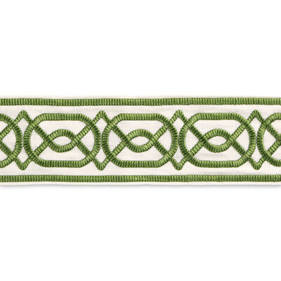 LEE JOFA SHIRE EMB TAPE TL10196.3.0 in GREEN Fabric - HINTON