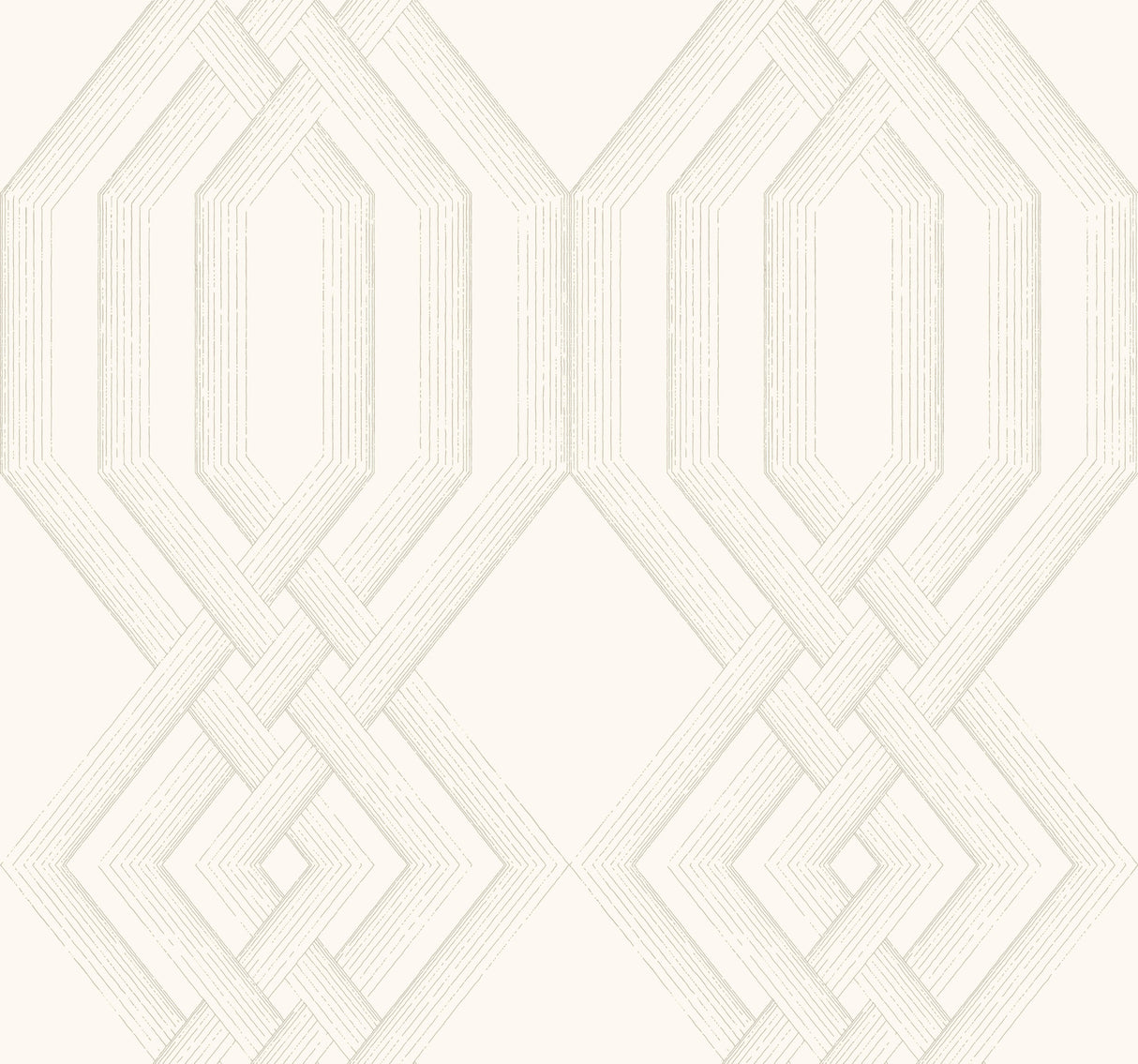 York TL1910 Ettched Lattice Taupe Wallpaper