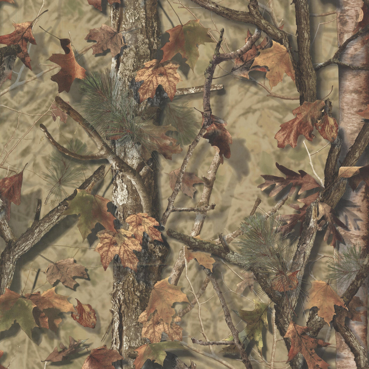 Chesapeake TLL01461 Sawgrass Brown Camo Forest Wallpaper