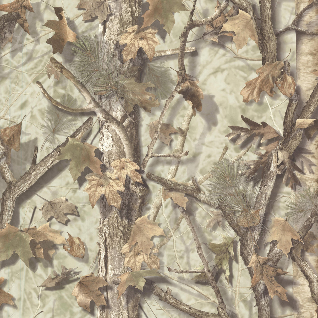 Chesapeake TLL01462 Sawgrass Fog Camo Forest Wallpaper