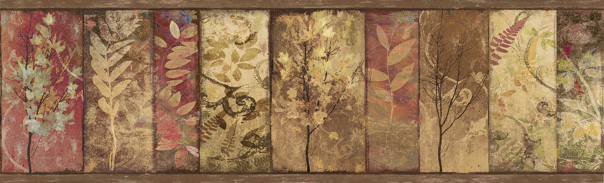 Chesapeake TLL01552B Lillinonah Brown Foliage Border