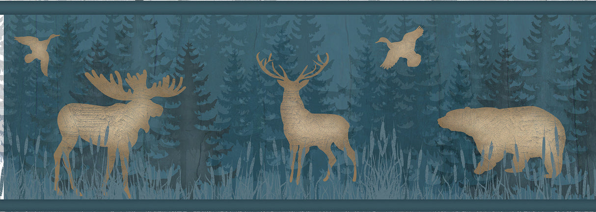 Chesapeake TLL01603B Saylorville Blue Lawndale Border