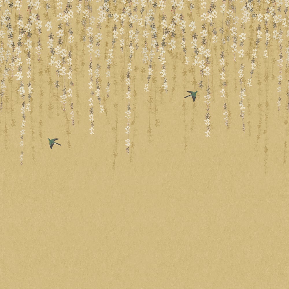 Thibaut BLOSSOM MURAL TM24452 in Gold Mural - YUTORI