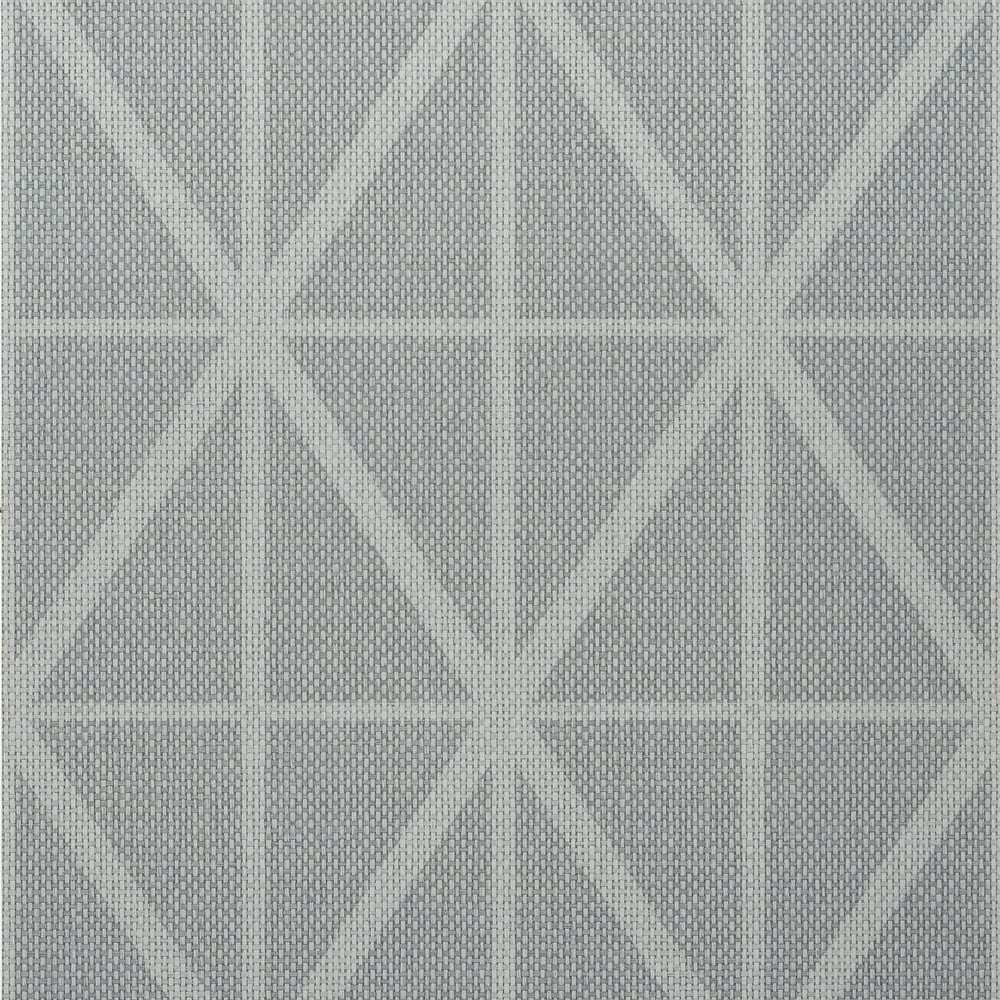 Thibaut TWW363 CAFE WEAVE TRELLIS Smoke Wallpaper