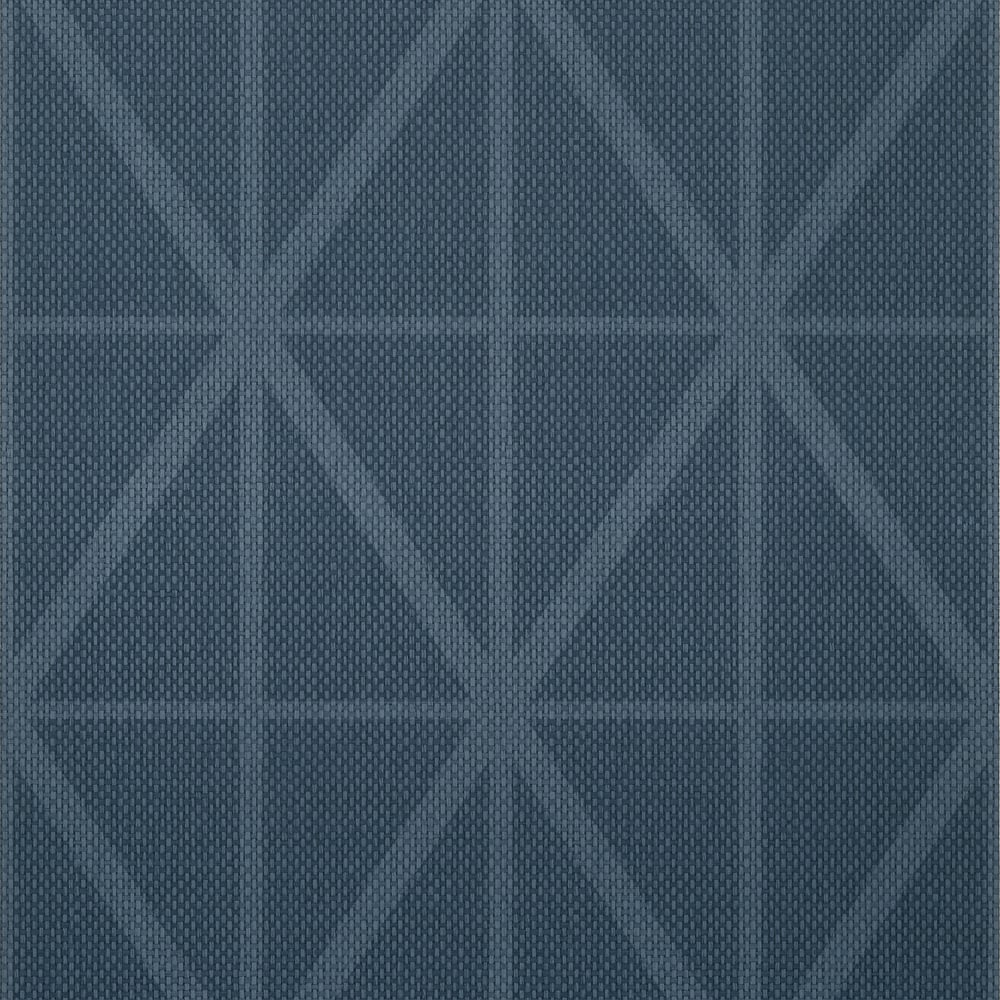 Thibaut TWW364 CAFE WEAVE TRELLIS Navy Wallpaper